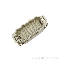 High density male female heavy duty connector 32pin